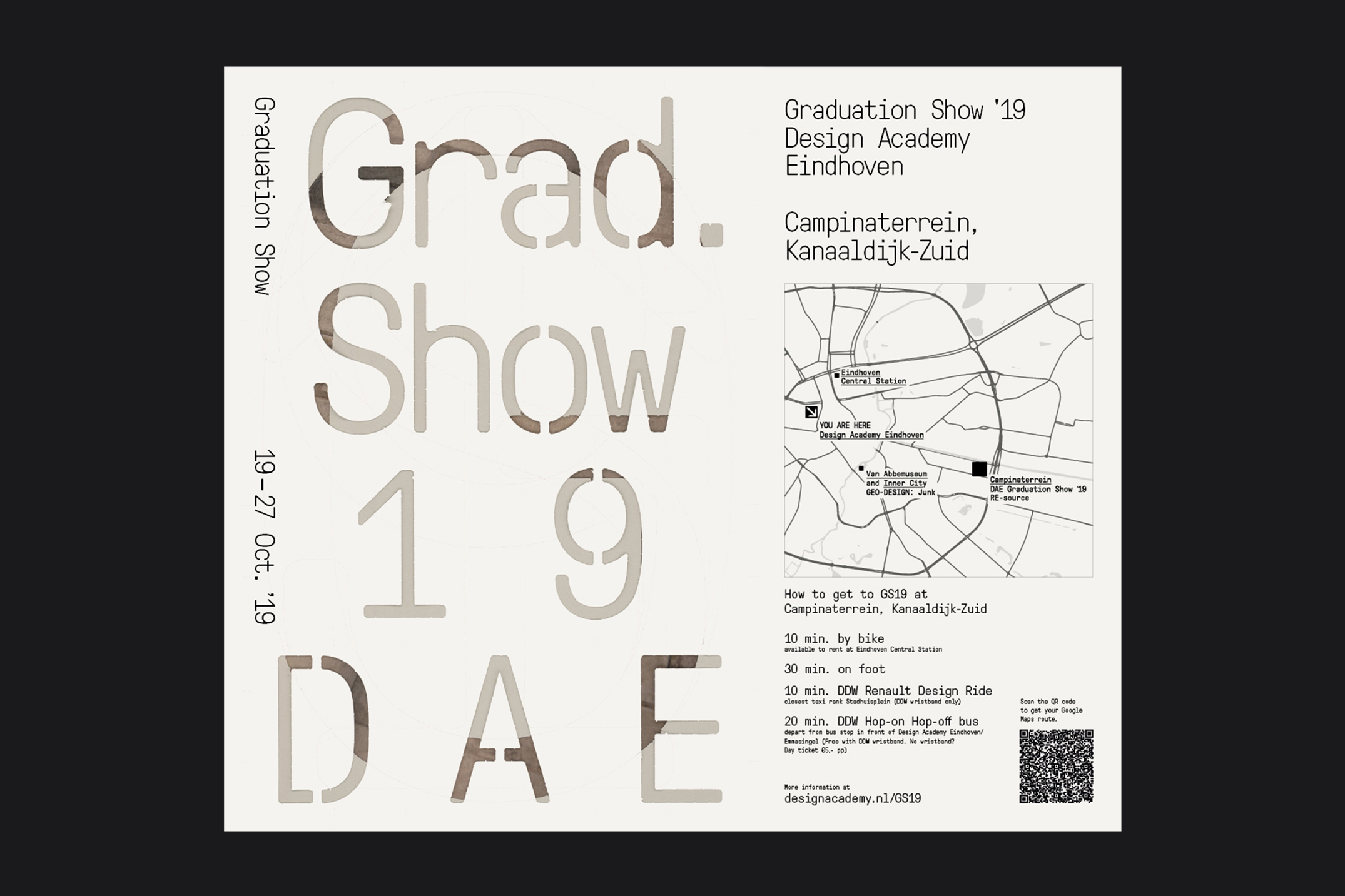 DAE Graduation Show identity