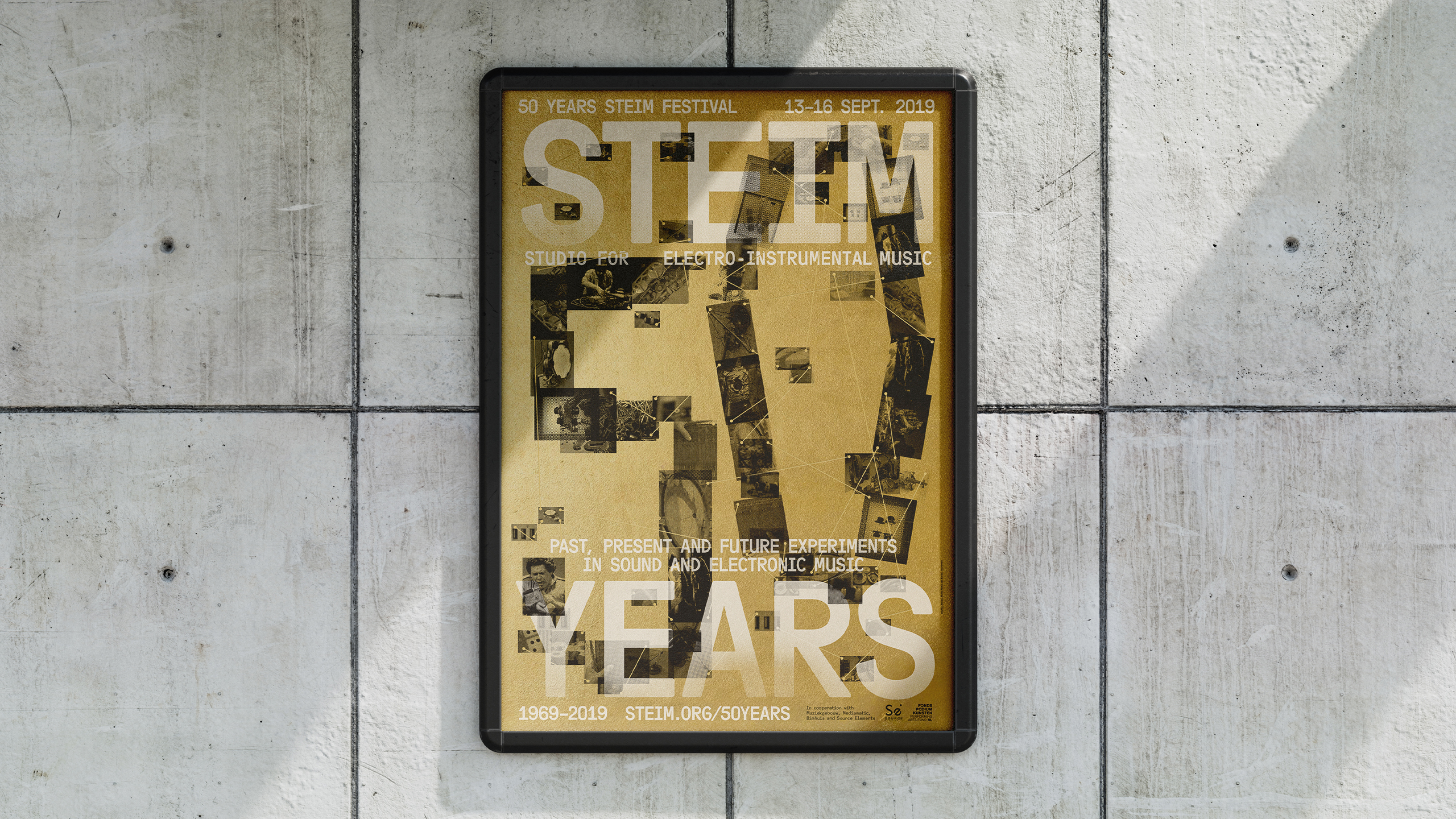 STEIM 50 Years anniversary poster