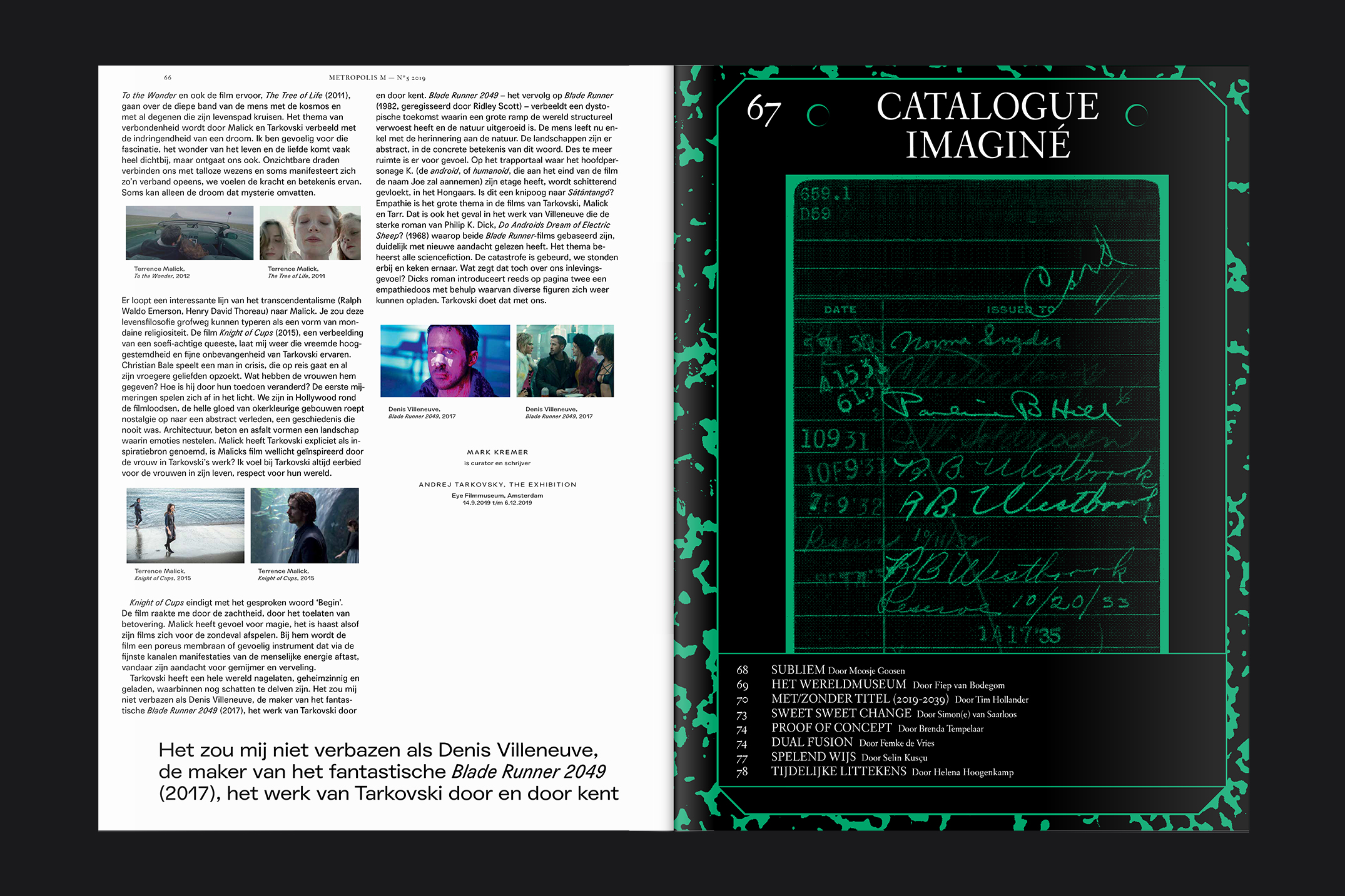 Metropolis M spread